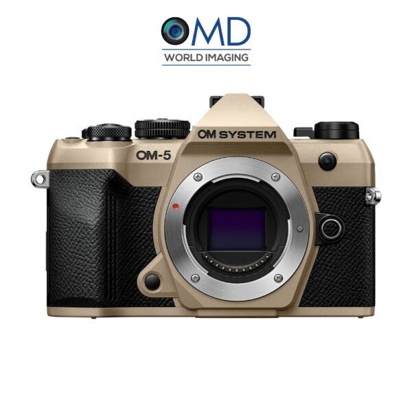 OM System OM-5 Mark II Camera Body (Sand Beige)