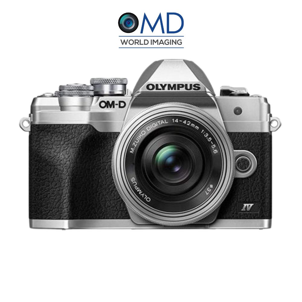 OLYMPUS OM-D E-M10 Mark IV (Sliver) with 14-42mm F3.5-5.6 EZ Lens