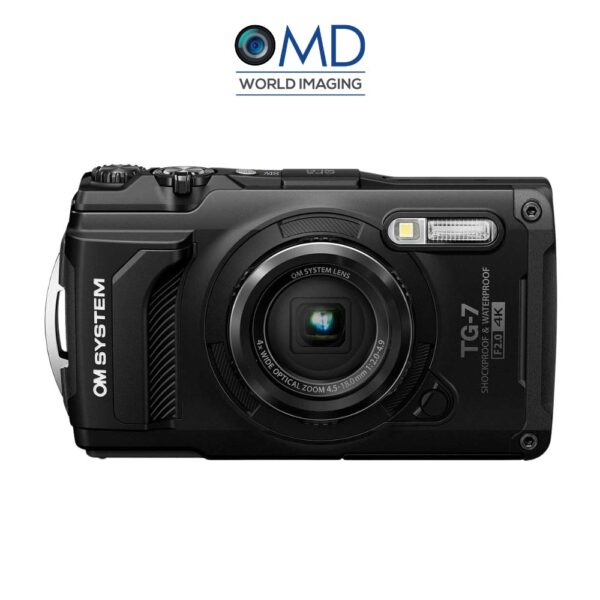 OM System Tough TG-7 Digital Camera (Black)