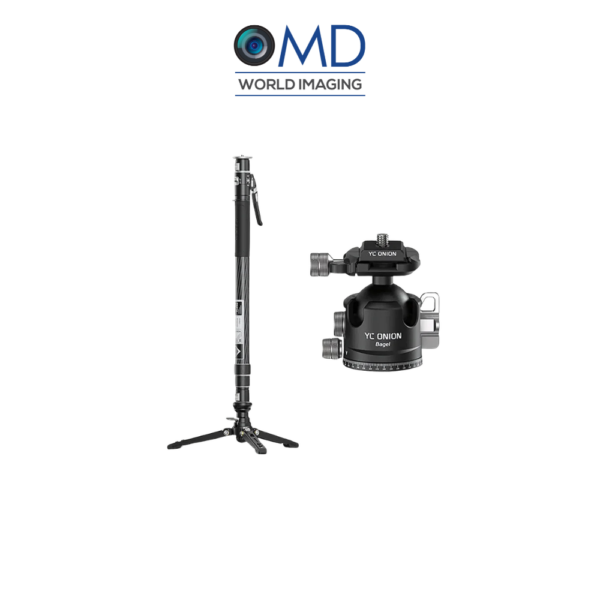 omd-world-imaging-kodak-YC ONION-mqpbf-16244 YC ONION PINETA PRO (MQPBF-16244) Carbon Fiber Monopod with BF44