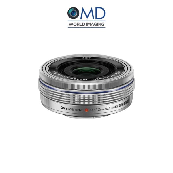 omd-world-imaging-om-system-14-42mm-F3.5-5.6 EZ silver OM System M.ZUIKO 14-42mm F3.5-5.6EZ (BLACK / SILVER)