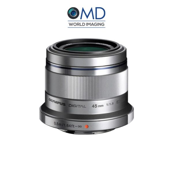 OM System M.ZUIKO 45mm F1.8 ( BLACK / SILVER )