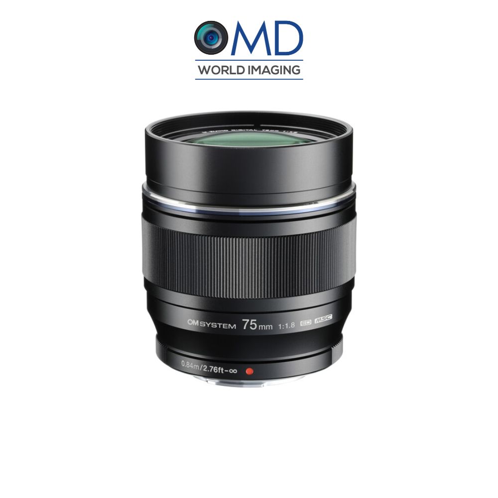 OM System M.ZUIKO 75mm F1.8 (BLACK / SILVER) | OMD World Imaging